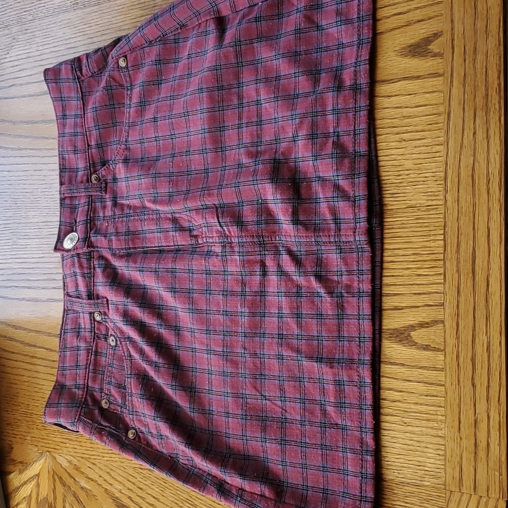 Plaid Mini Skirt